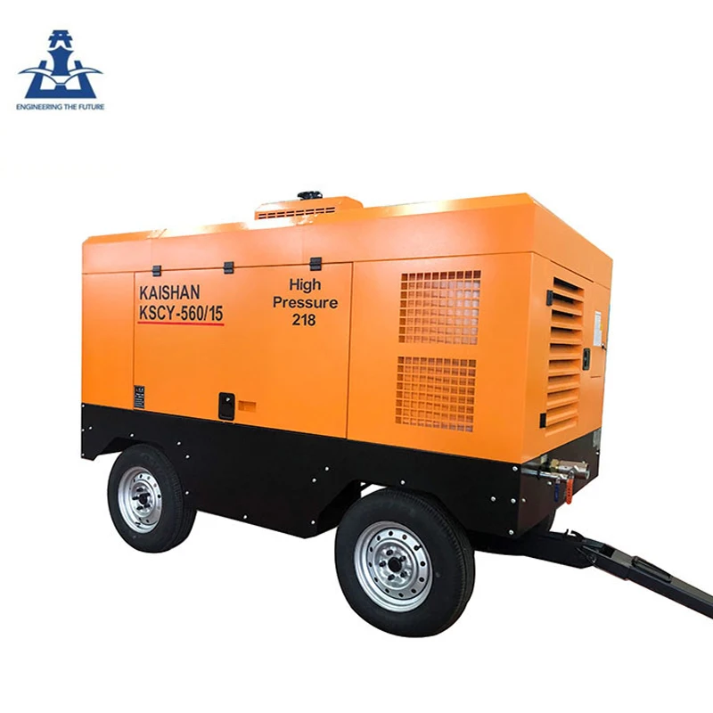  KSCY-550/14 5 550CFM 14.5bar 190hp дизельный винтовой воздушный компрессор для
