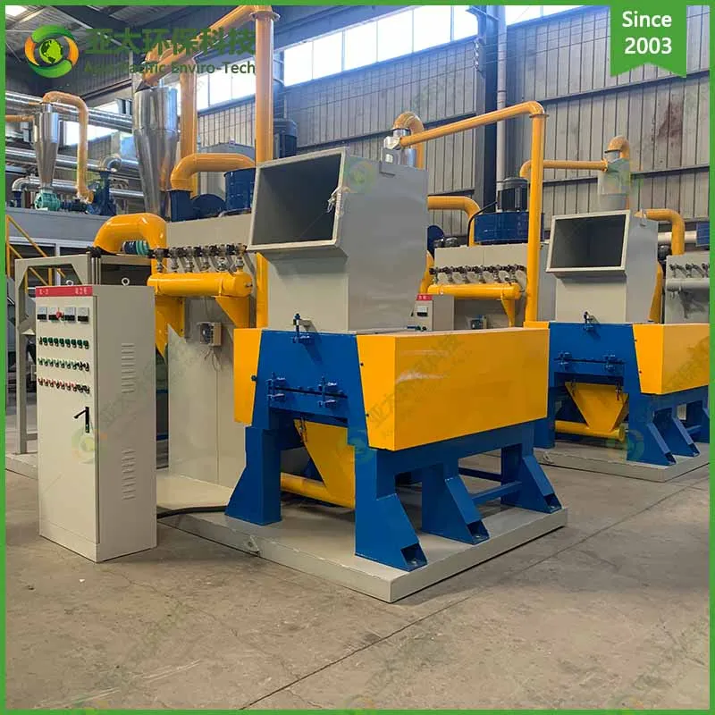 Middle Size Used Car Cable Wire Granulator Air Separator Recycling Automatic Cable Wire Recycling Machine Made in China