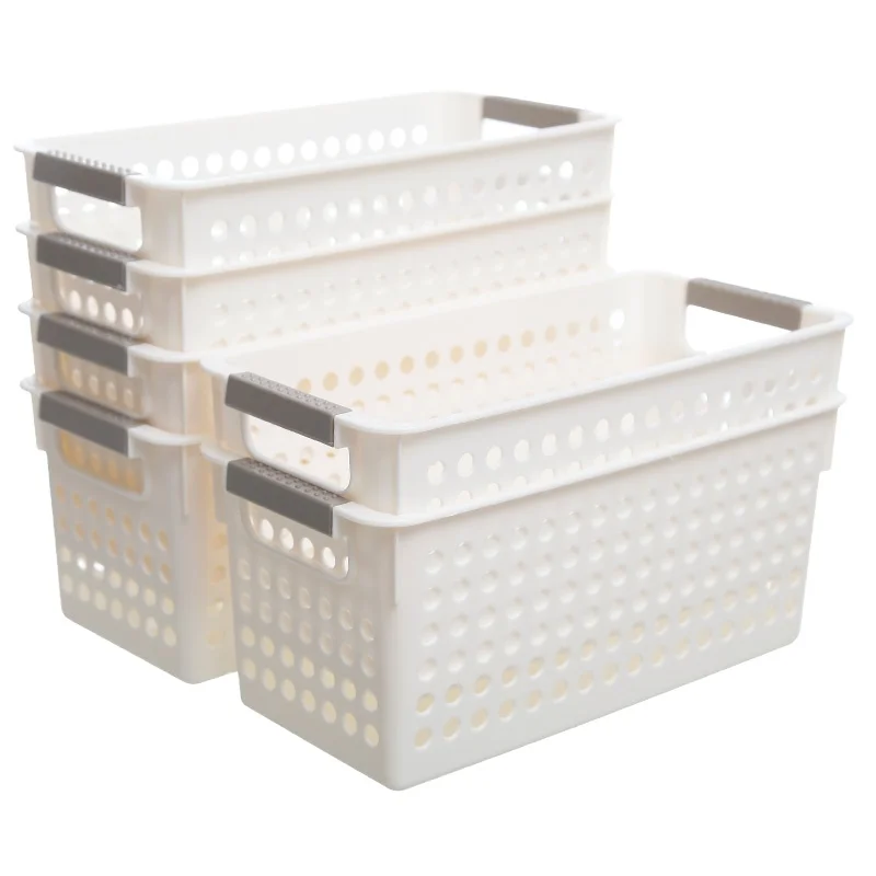 Citylife Factory Production High Quality White pp Stackable Plastic Rattan Wicker Clothes Plastic Laundry Basket