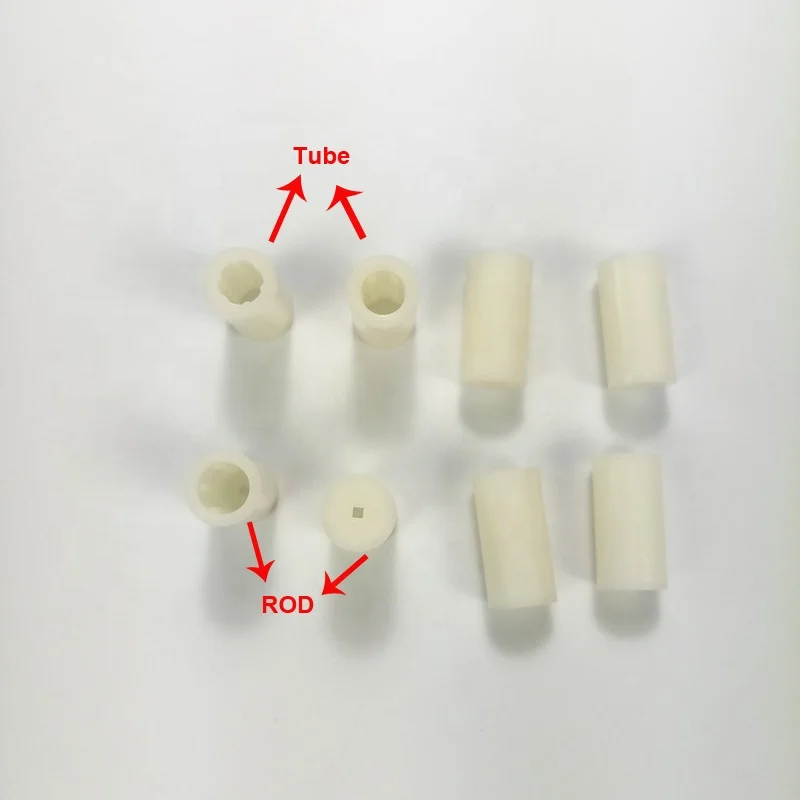 Бильярдный Кий xmlivet из пластикового волокна, наконечник для бильярдного кия OD = 13 мм L = 26 мм ID = 8 мм, дешевые белые клюшки/наконечники для стержня, аксессуары для бильярдного кия