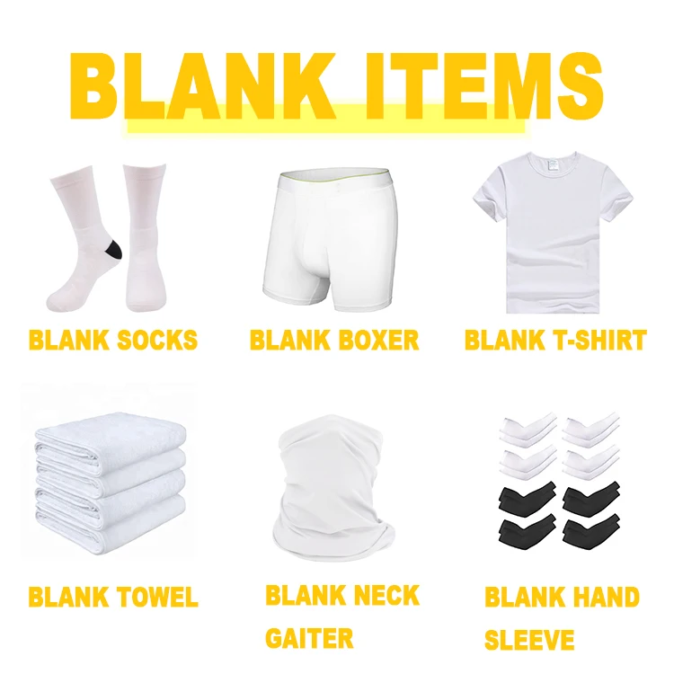 Wholesale Custom Design Printing White Blank Socks for Sublimation