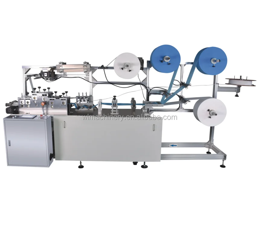 Fully automatic Elastic band  Elastic earloop flat Mask Making Machine