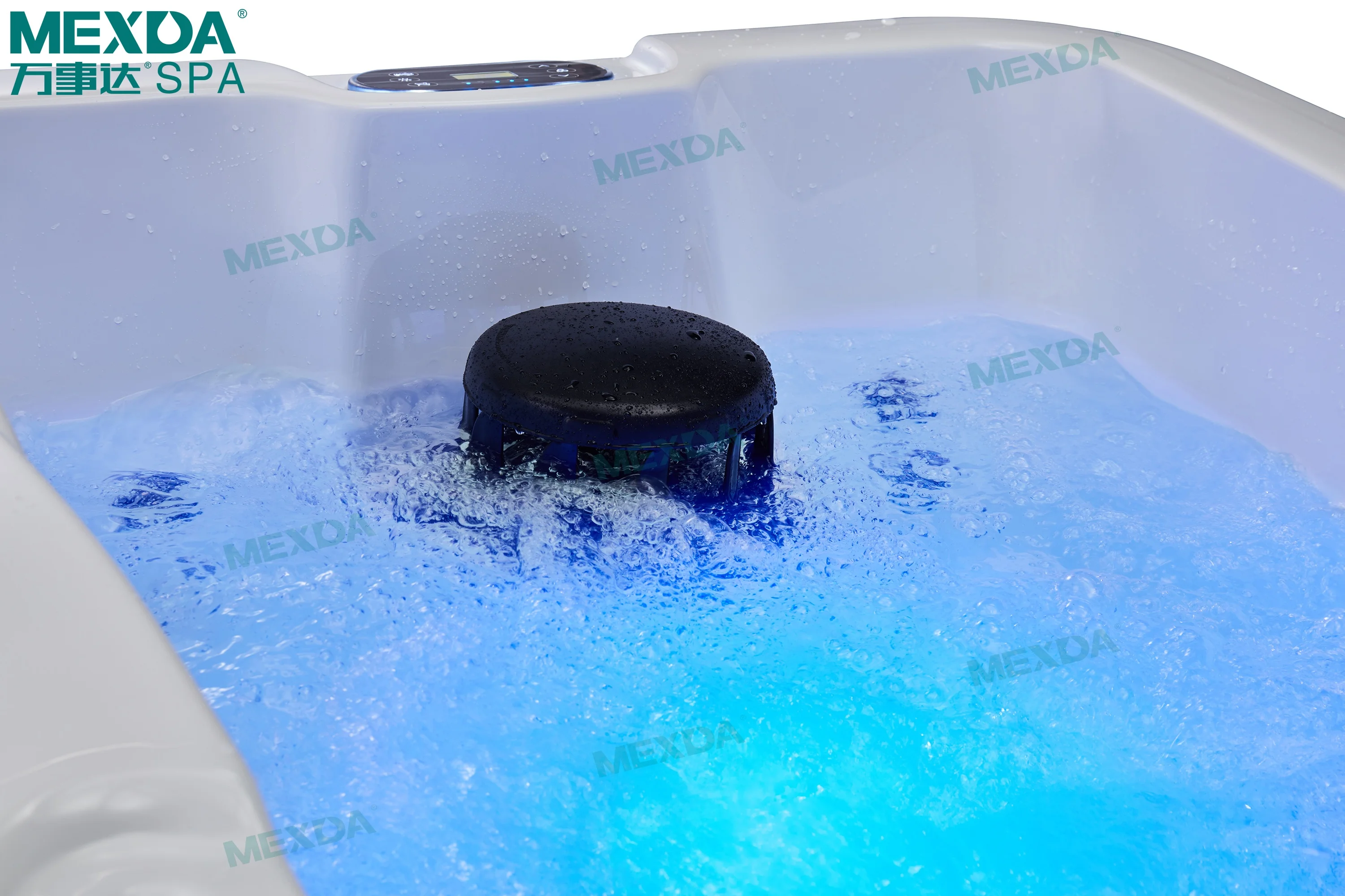 MEXDA Modern Outdoor Spa 1 Person whirlpool Spa Tubs WS-599H
