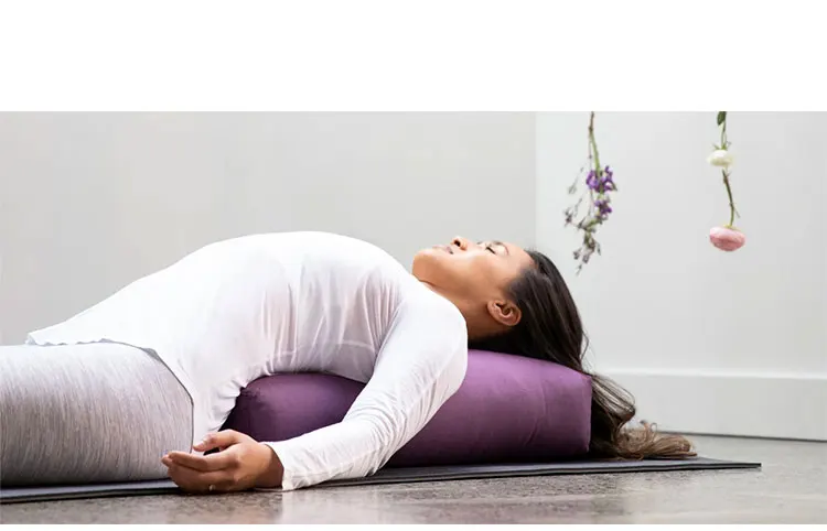 Supportive Rectangular Buckwheat Husk Yoga Bolster