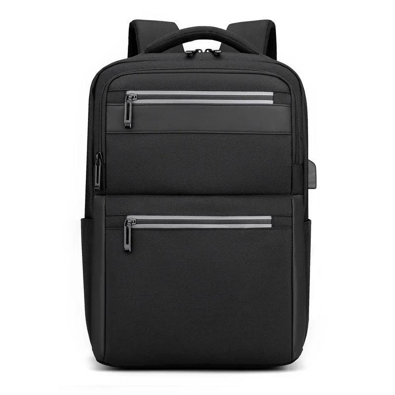 Leisure business computer multi-functional USB interface male large capacity computer backpack for man
