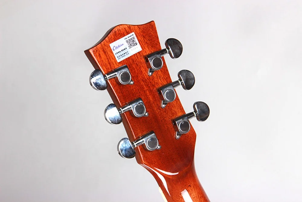 CH-1800S-41  41 Inch Chinese Music Cutaway Chihiro Acoustic Solid Wood Guitar