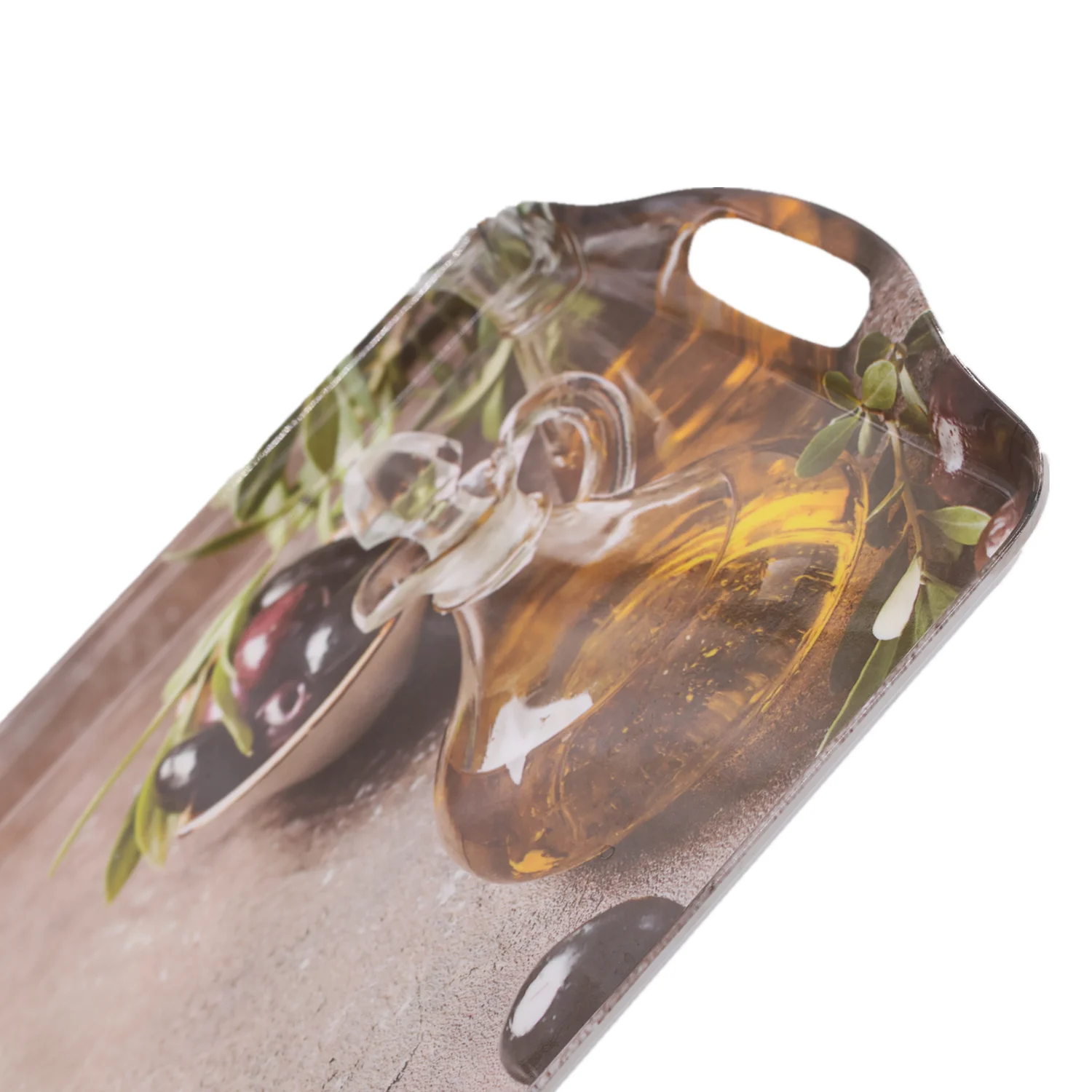 Factory Custom Classical Serving Tray Bamboo Fiber Dish Tray Plastic Melamine Tray