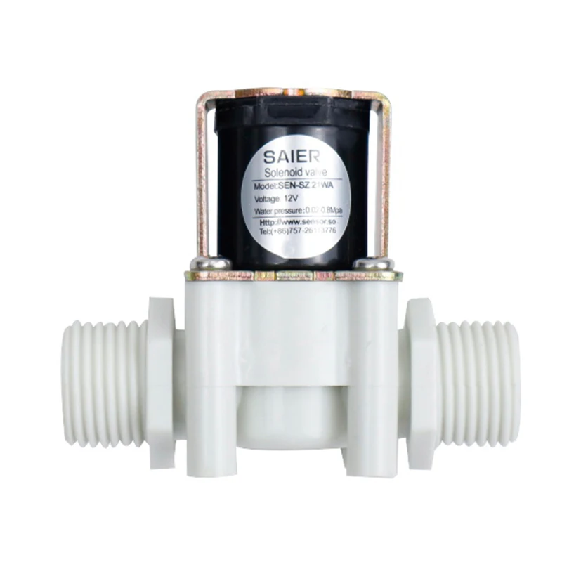 12V 24V Normally Closed Solenoid Valve Normal Temperature 1/2 Inch Water Valves AC220V Water Solenoid Valve