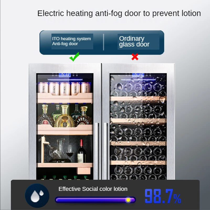 Винный холодильник, компрессор, охладитель пива, напитков, двухзонный винный погреб, мебель, винный охладитель, бар, холодильник