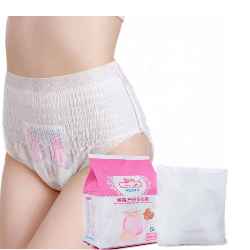 Women disposable menstruation panties for women overnight menstrual pants napkin