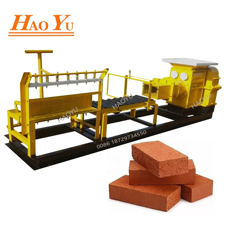 diesel clay brick making machine/brick making machine with tractor/diesel engine hollow brick making machinery