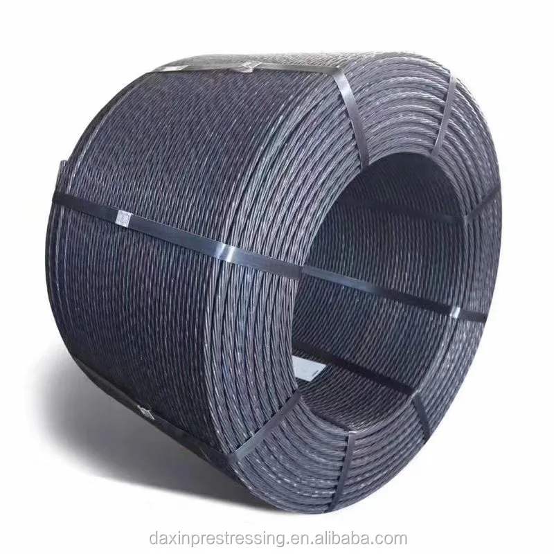 Post Tension Equipment Prestressed Concrete 7-wire 15.2mm PC Steel Strand