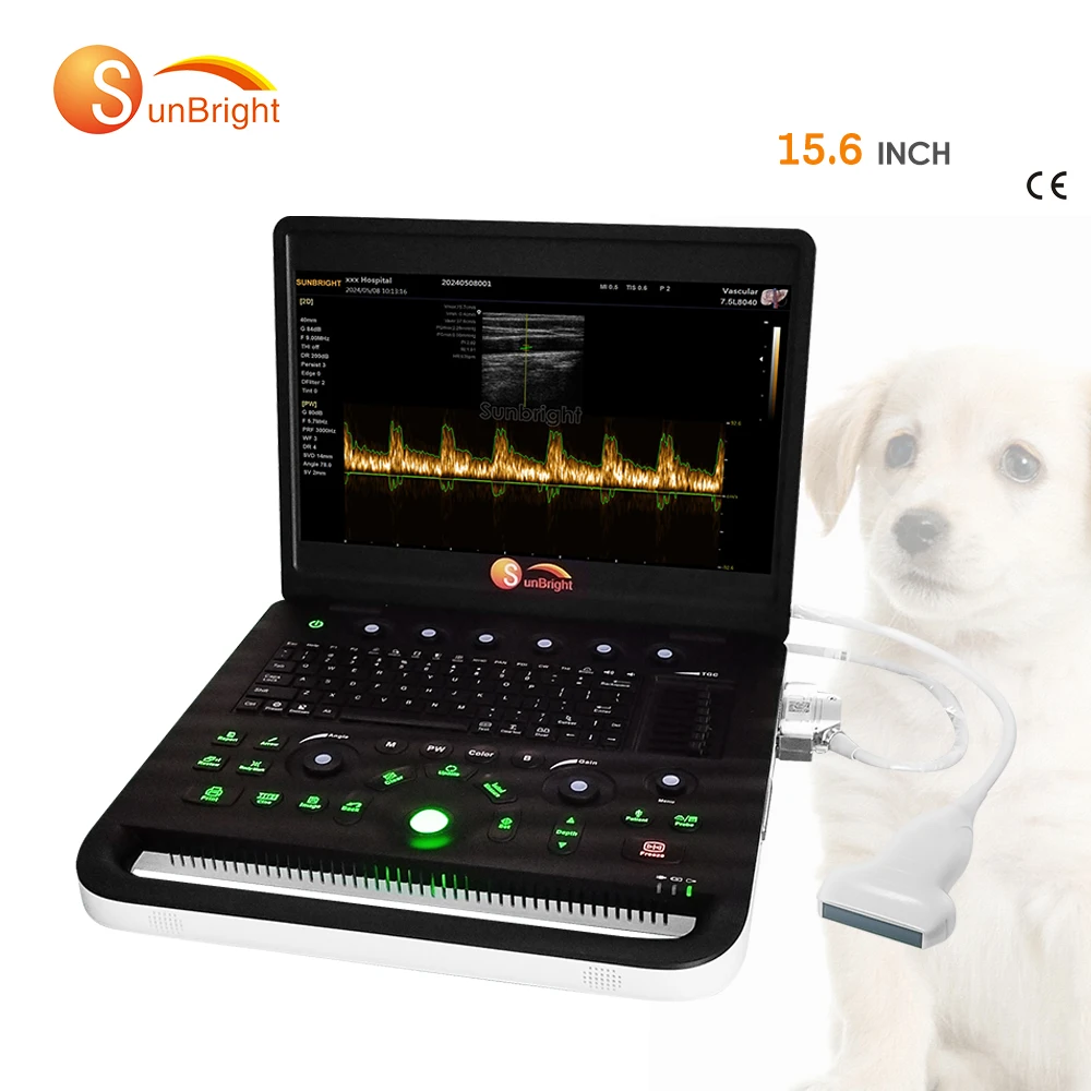 SUN-800C Portable medical PW BW ultrasound ultrasound gynecologic pregnancy laptop ultrasound machine for vet use