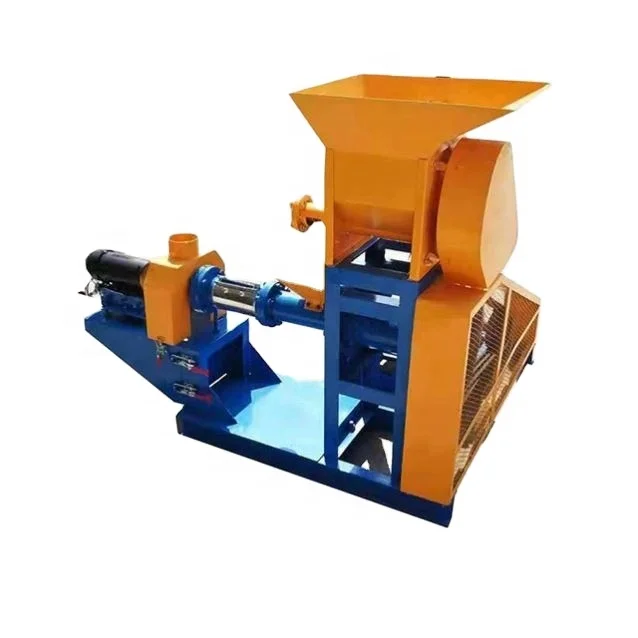 High Quality 40-120 Screw Diameter Fish Feed Production floating fish feed mill making machine