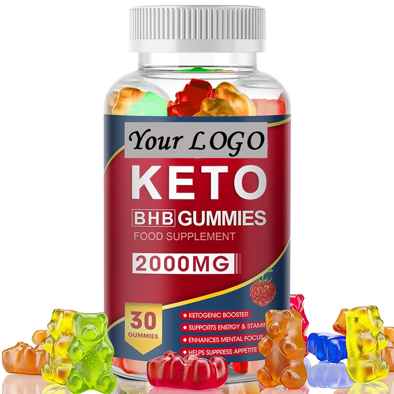 Частная торговая марка 30 шт. Кето BHB Gummies ACV яблочный уксус