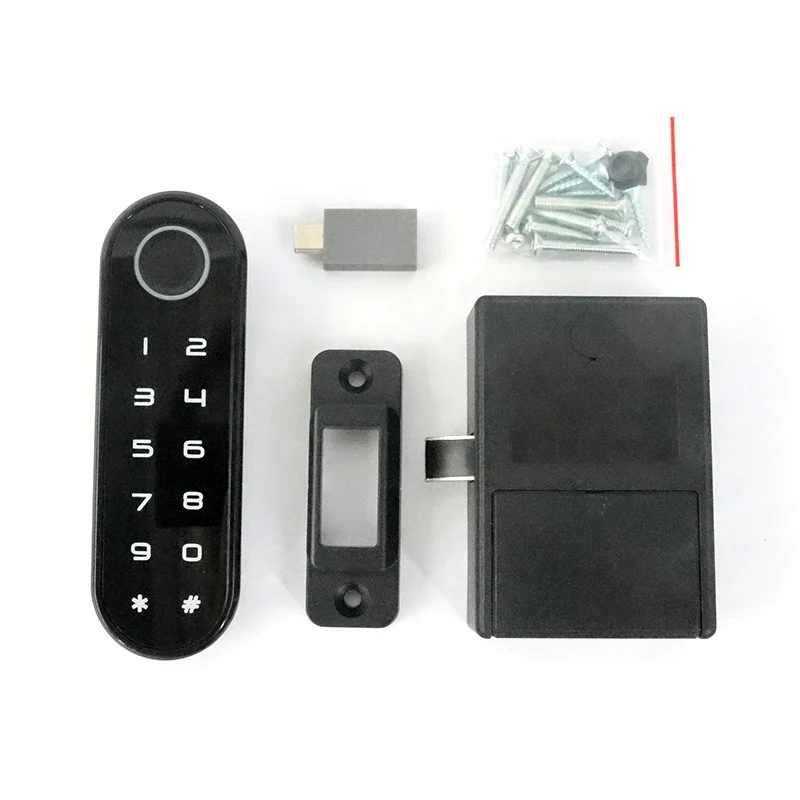 Qidots fingerprint password combination lock digital electronic lock for gym