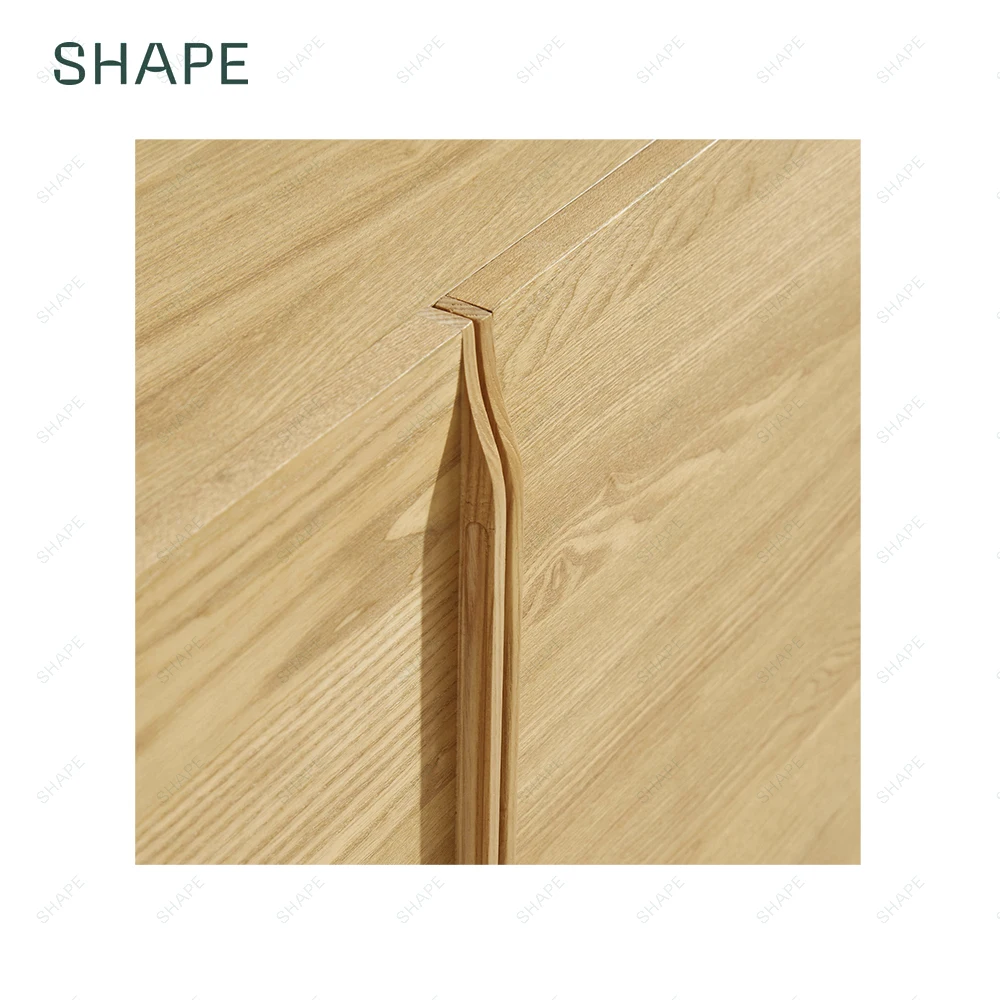 CAPANA sideboard 1600 buffet with 2 fixed shelves and 1 adjustable shelf in ash clear color or black