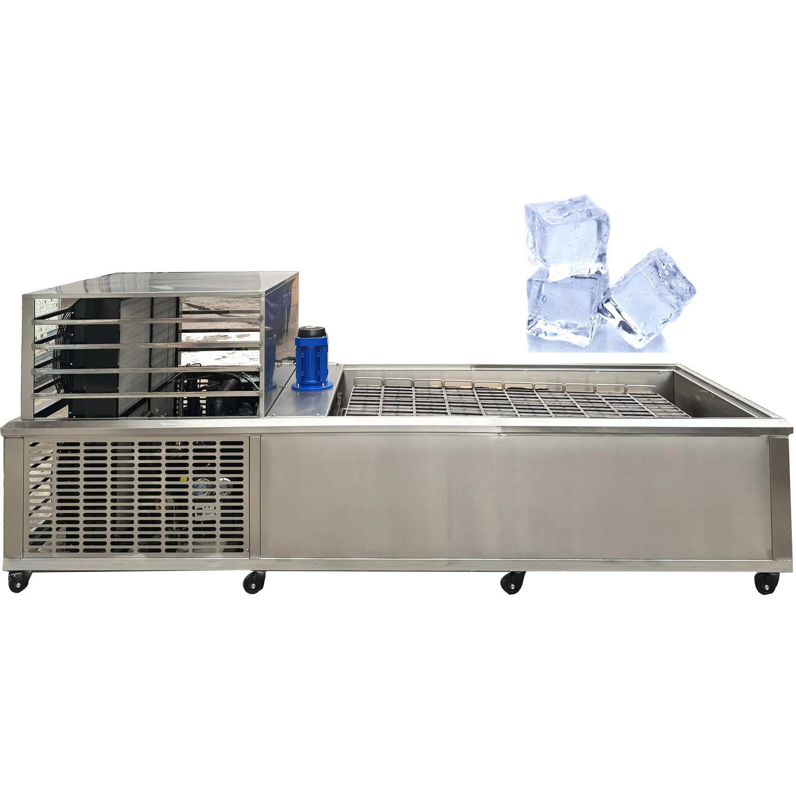 Commercial  1 Ton Cube Small Maker Solar Powered Ice Block Big Make Machine for South Africa