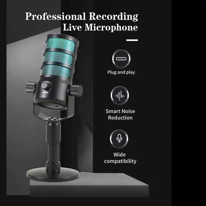 Dpo Hot Selling Wired Gaming Microphone With Low Price