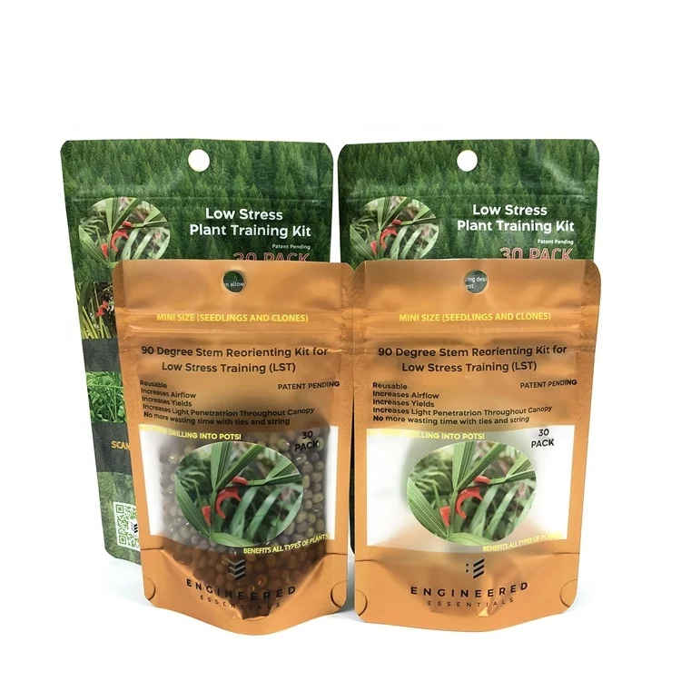 Wholesale Custom Printed Plastic Vegetable Corn Packaging Stand Up Mylar Agriculture Seeds Packaging Bag