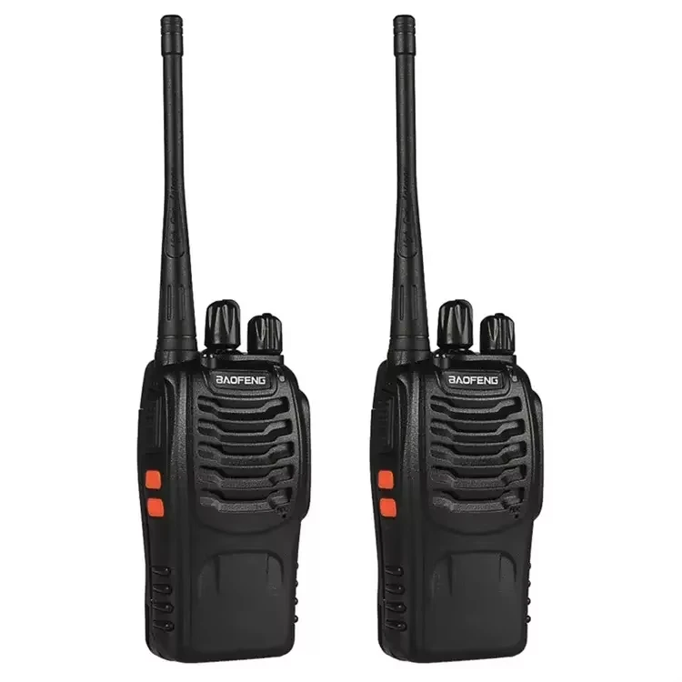 Custom BF-888s Walkie Talkie Portable Wireless Handheld Walkie Talkie Two-way Radio 1-3km Distance Walkie Talkie