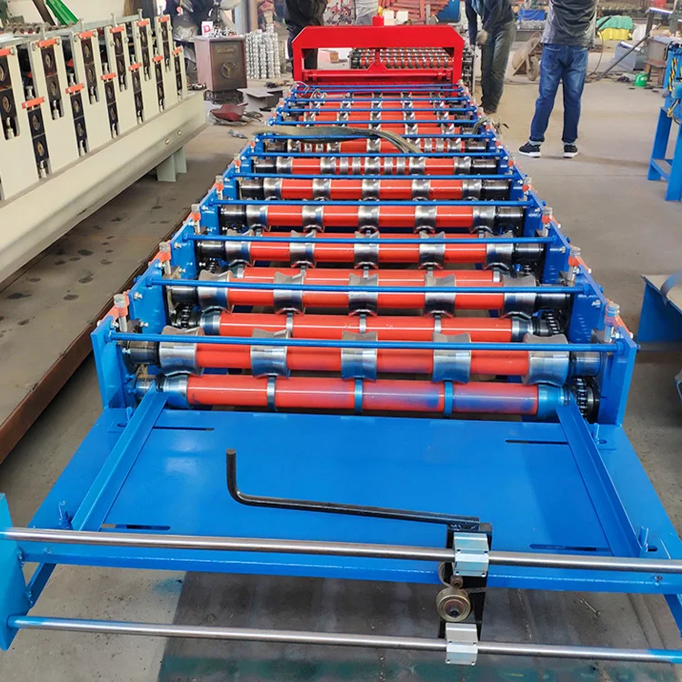 Produce roof tile forming machine/Glazed tile making machine/Steel sheet roll former