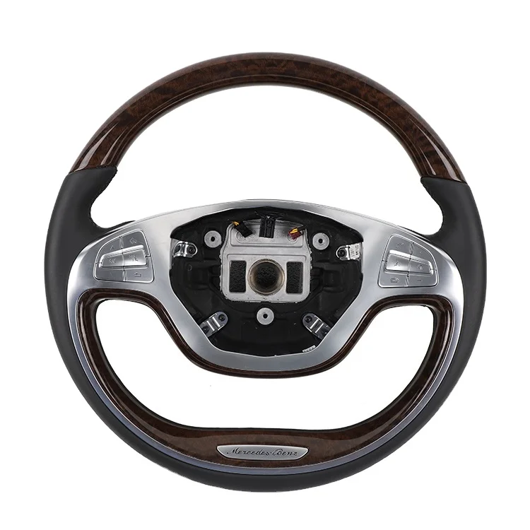 
Alcantar Carbon Fiber Custom Steering Wheel For Mercedes-Benz 2014-2017 W222 S300 S320 S400 S500 S600 Car Steering Wheel 