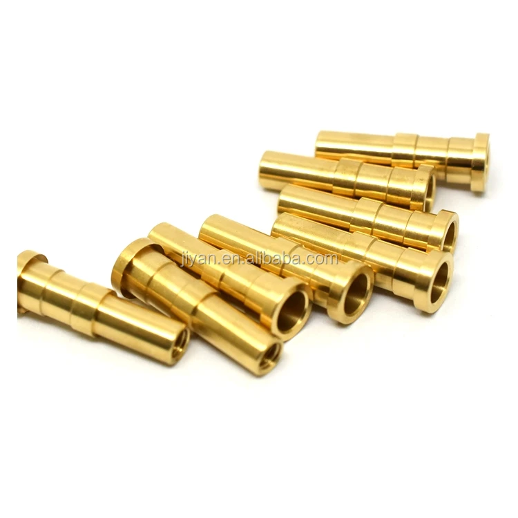 CNC precision machining brass precision parts turning lathing tube/pipe