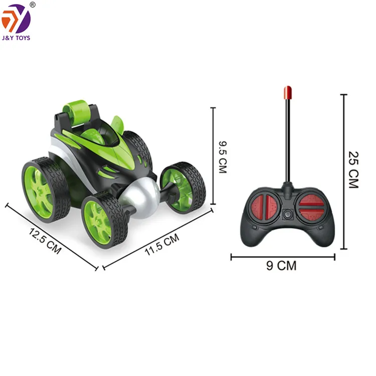 Kids favor newest standing remote control flip car toy multiple colour 1:24 radio RC stunt car
