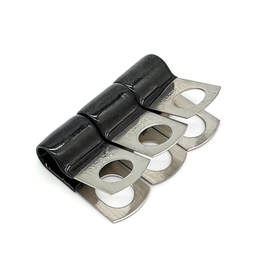 36mm Dia Steel Hose Clip R Hose Clamp 20mm Bandwidth Rubber Lined P Clips Cable Clip