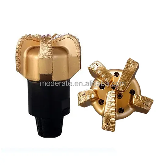 Конусные роликовые биты PDC с пятью лопастями для бурения скважин