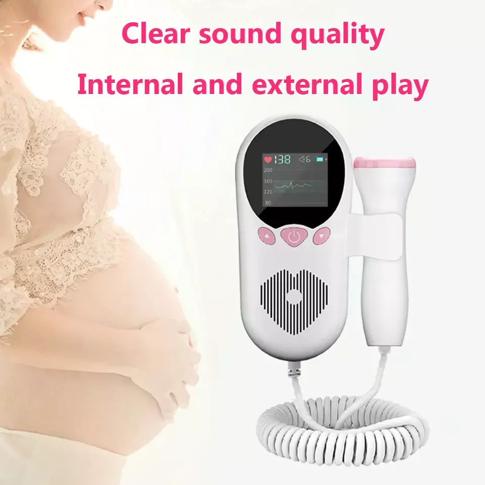VILECO Manufacturer Fetal Doppler Baby Heartbeat Monitor Handheld Vascular Doppler Fetal Doppler Baby Heart Monitor