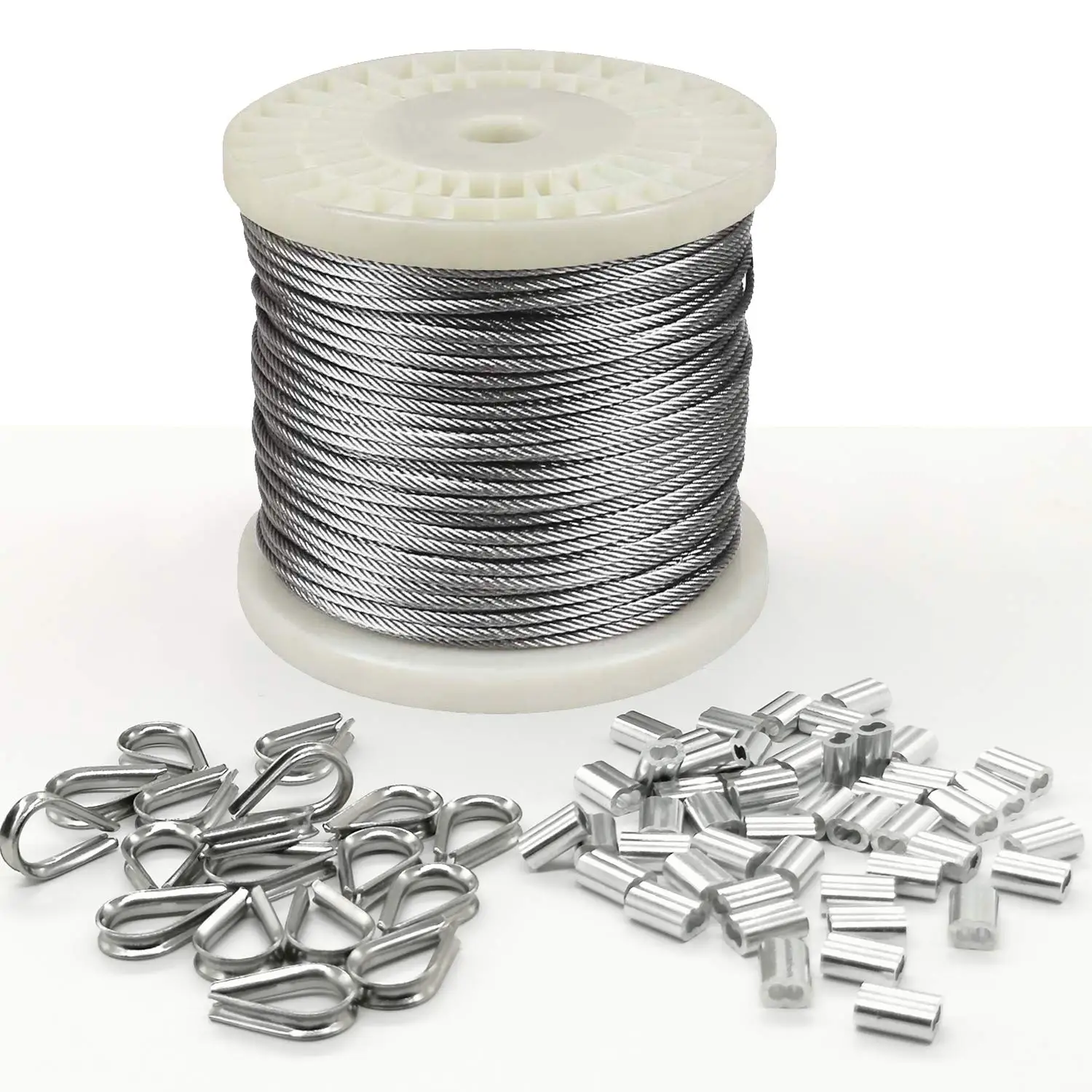 Haiboer заводская цена AISI304 Проволочный Трос из нержавеющей стали стальной трос 6x19 + FC 6x19 + PP 6x19S + IWRC