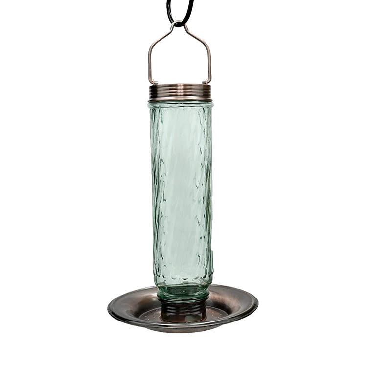 
Round metal automatic hummingbird feeder outdoor hummingbird bird feeder 