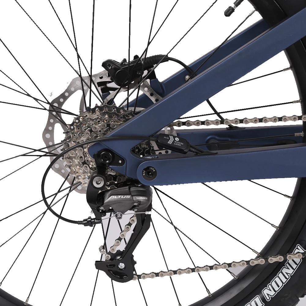 Joyebikes Bafang M620 Mid Drive 1000W 48V Carbon Fiber Frame 29 Inch Full Suspension ebike with 17.5AH battery