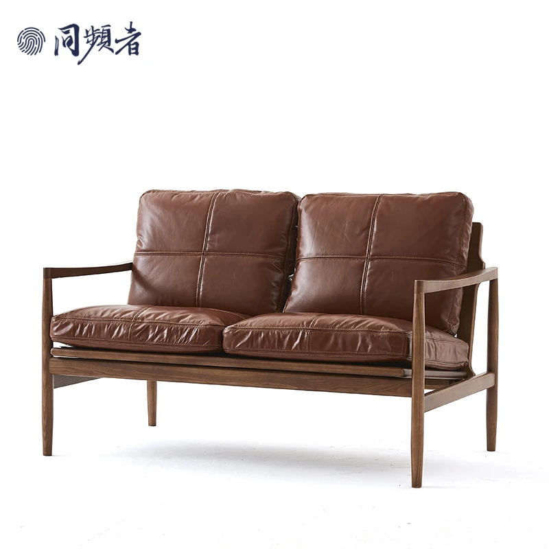 TPZ002B Wholesale lounge chairs modern leisure reclining 2 seater sofa leather armchair home furniture leisure chairs