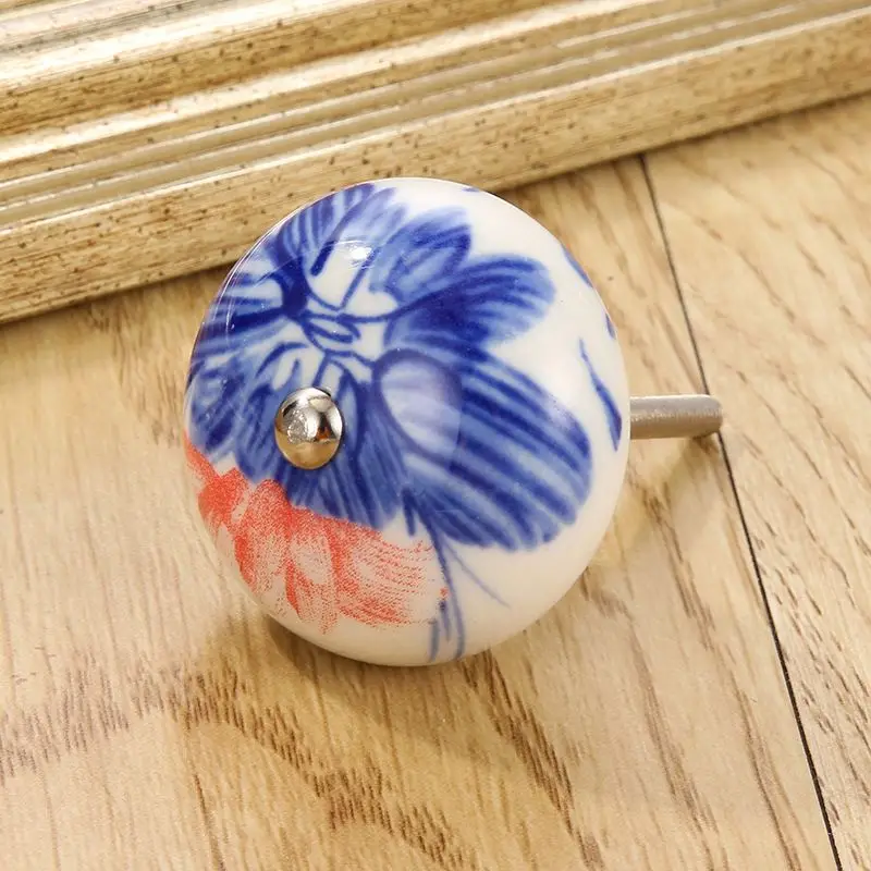 Latest Design Hot Selling New Style Classical Furniture Ceramic Handle Ceramic Furniture Cabinet Handle Made In China