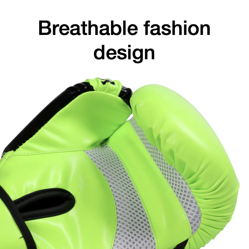 Kick Boxing Gloves for Men Women PU Karate Muay Thai Guantes De Boxeo Free Fight MMA Sanda Training Adults Kids Equipment