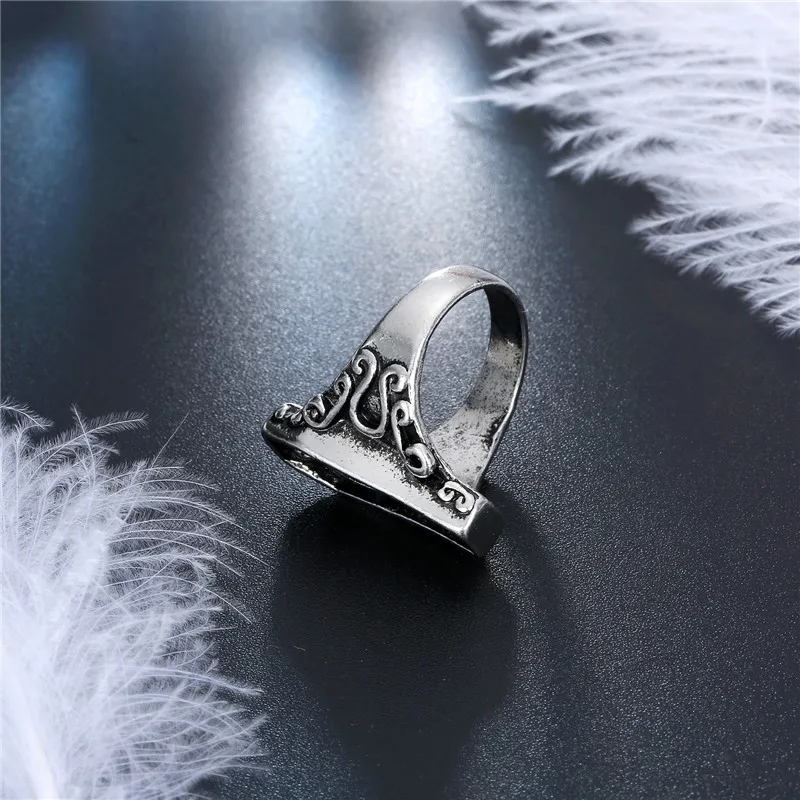New Design Punk Mummy Ancient Silver Rings Stainless Steel Alloy Angel Men Ring