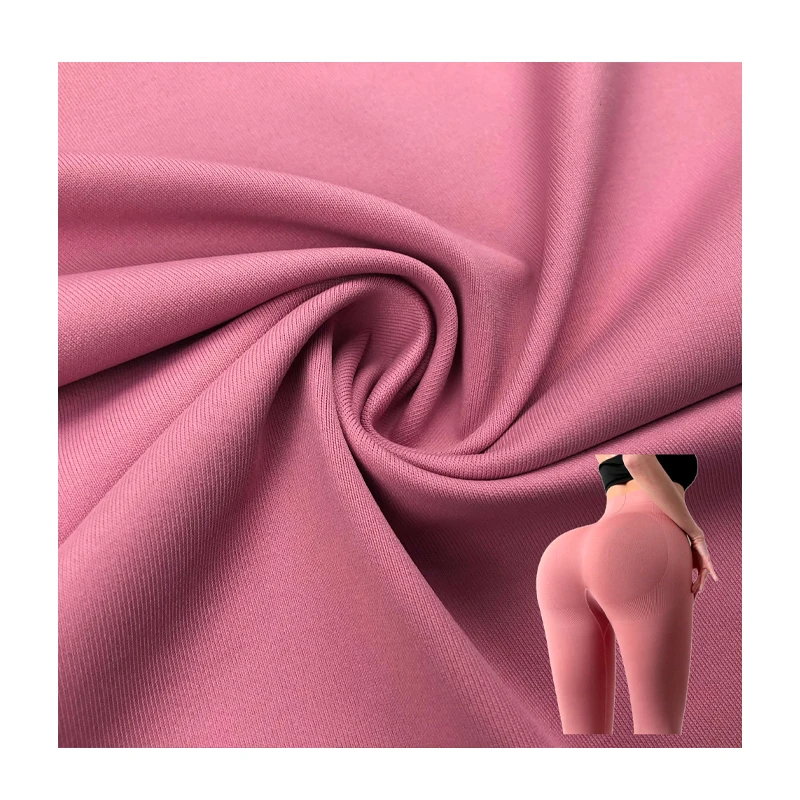 230 GSM  lululemon knitted jersey fabric 78% polyester 22% spandex fabric for leggings and yoga pants