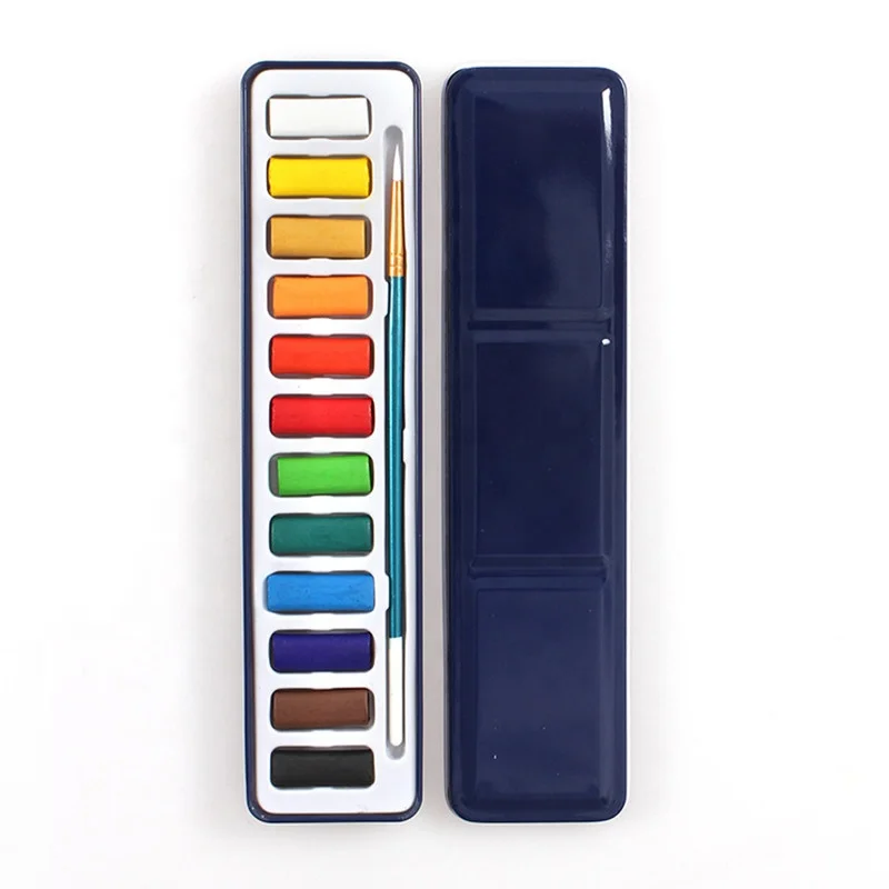 24 colors of solid water color Watercolor paint set 24 colors