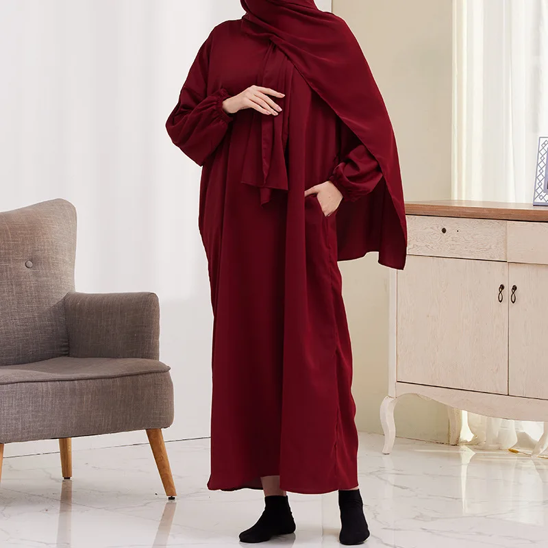 China Factory cheap abaya dubai sudanese women toub swiss cotton voile selling dubai ladies abaya style muslim maxi dress