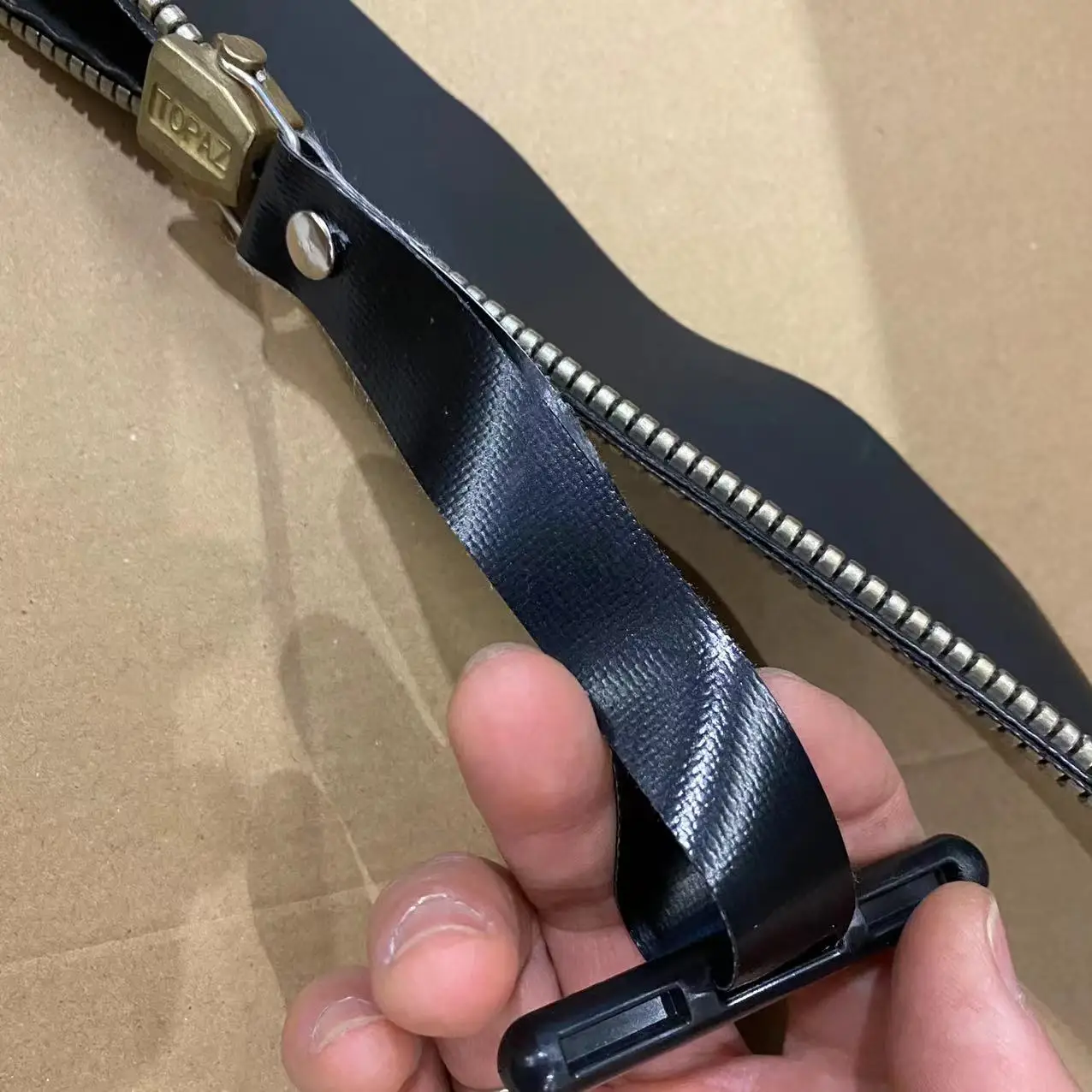 TOPA Industries Brass Teeth Ice Rescue Suit Zipper TPU Weldable Immersion Suit Ice Rescuesuit Survival Suits Zipper Open End