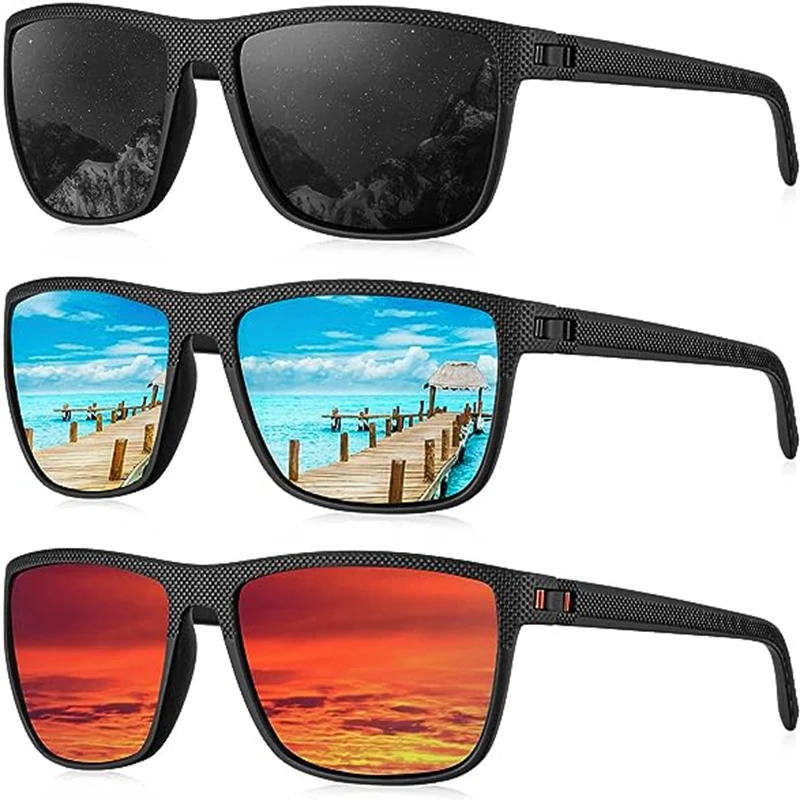 Lightweight Driving Fishing Golf  UV Protection Polarized Sunglasses for Men