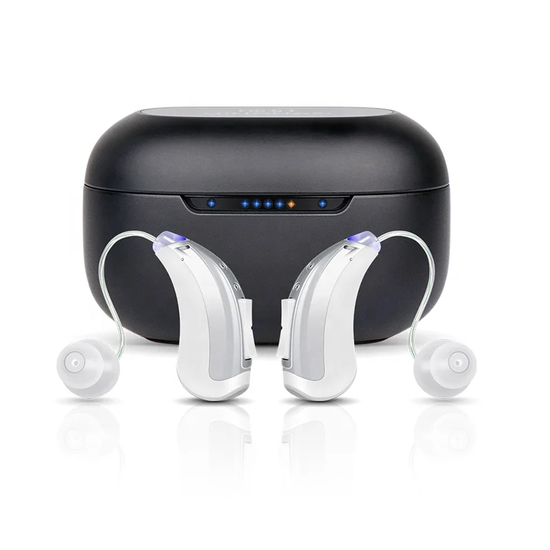 Премиум портативный 3 в 1 Функция сухой Чехол OEM BTE звуковой слуховой аппарат для RIC Смарт с управлением помощью приложения
