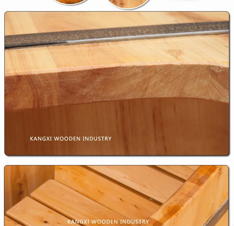 Wholesale Wooden Shower Bathtub Above Ground Hot Square Shower Bathtub