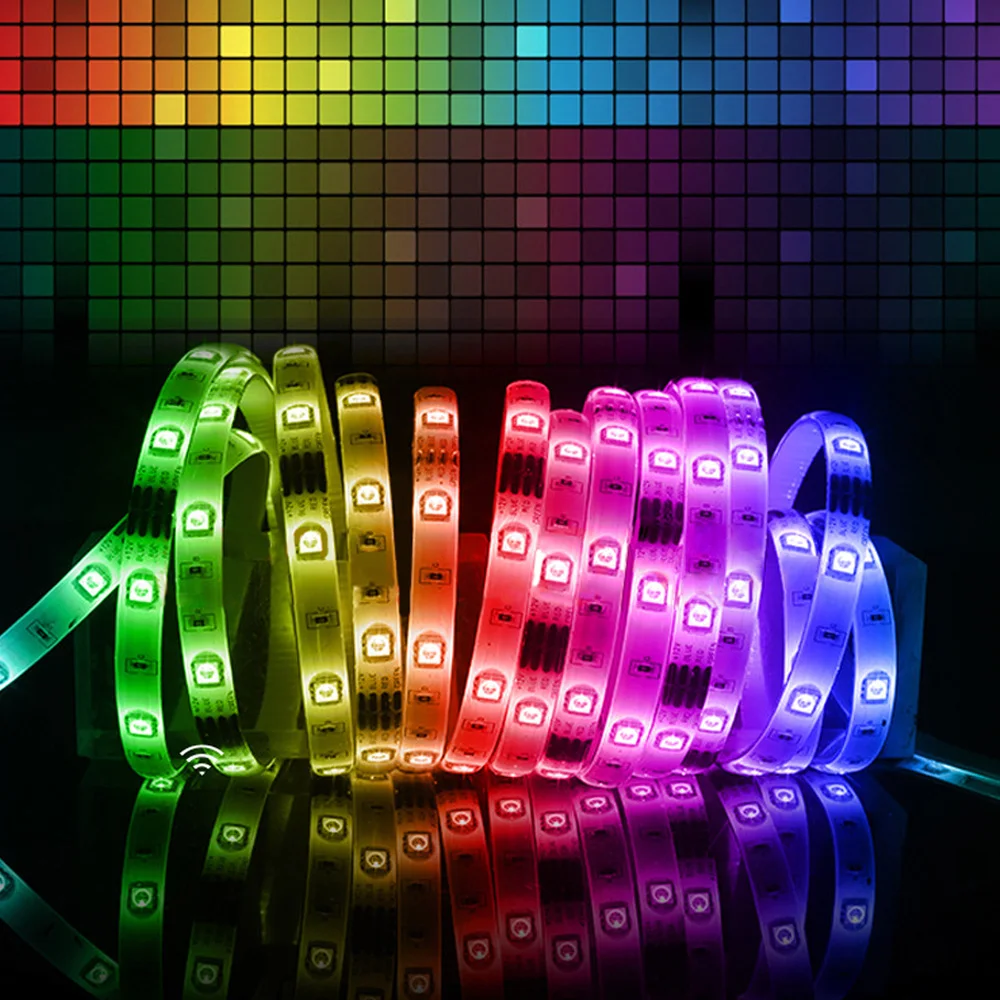 24keys SMD IR Remote Controller 5050 RGB led strip light Kit led stripe Light Ip65 Or Ip20 Led Strip Light