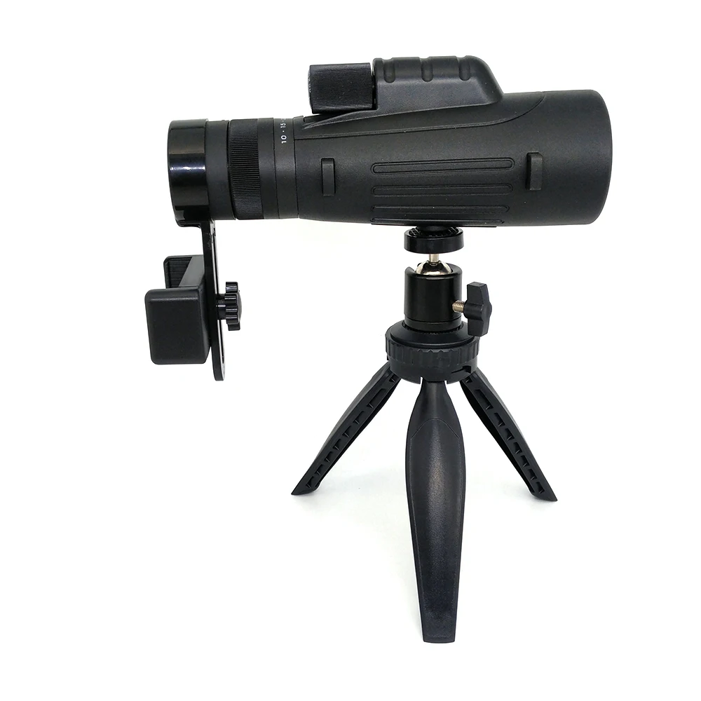 10-30X50 Zoom Telescopio Long Distance Monocular with Tripod & Phone Adapter