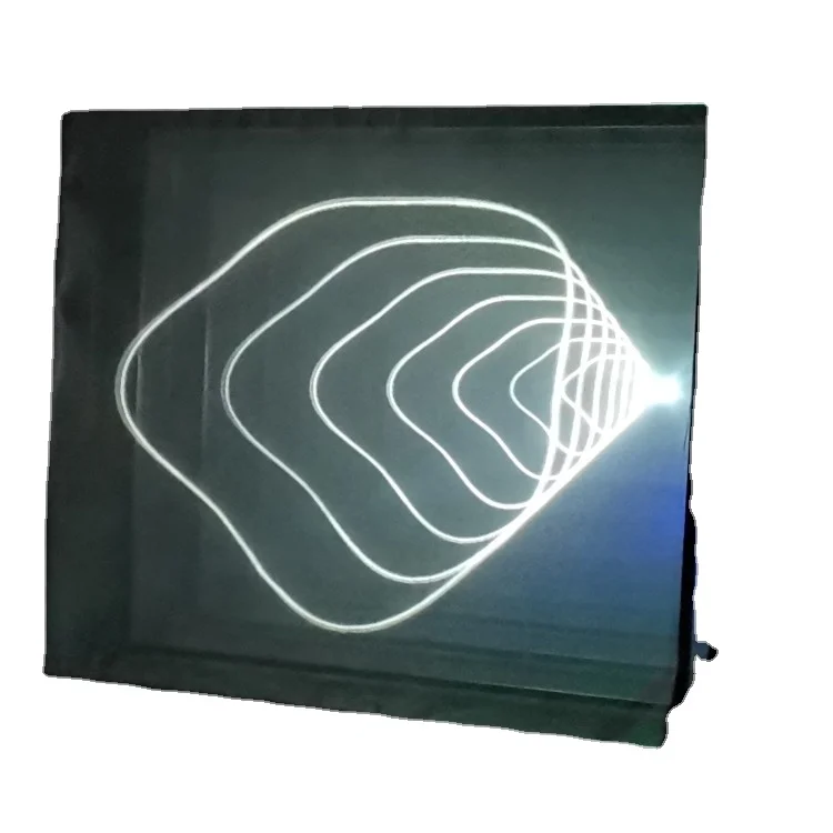 Rigid Frame Translucent 3D Holographic Mesh Screen Projection Large Custom Portable Flimsy Halloween Christmas Decoration