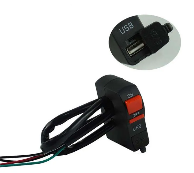 Модифицированные аксессуары для мотоциклов фар огнестойкий переключатель заряжающаяся от usb-дисплея подставка универсальная трансграничной электронной коммерции сиденье в